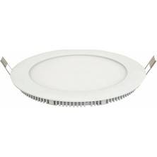 Ack 18W Sıva Altı Yuvarlak LED Panel (6500K/Beyaz Işık)