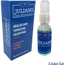 Juliano 3 Adet Gözlük Temizleme Antistatik Solusyon Sprey  Set