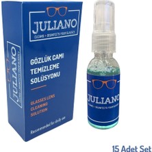 Juliano 15 Adet Gözlük Temizleme Antistatik Solusyon Sprey Set