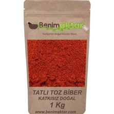 Benim Aktar Toz Tatlı Biber Maraş Yeni Mahsül 1 kg