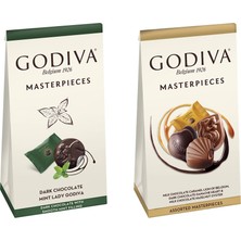 Godiva Masterpieces Karışık Çikolatalar ve Nane-Bitter 115 gr 2 Kutu