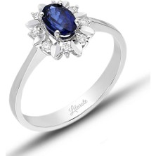 Lilarote Safir Pırlanta Yüzük