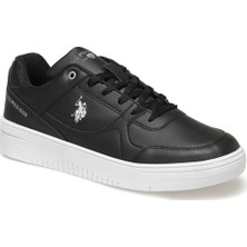 U.S. Polo Assn. Lee Siyah Erkek Sneaker Ayakkabı