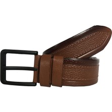 GoDeri Deri 2'li Süper Set Siyah- Taba Kot Kemeri