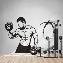 Ega Duvar Sticker Body Builder