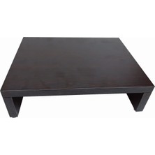 Wooden Gold 19 cm Yükseklikte Venge Mdf Ekran Altı Ekran Yükseltici Monitor Stand 32 cm x 25 cm