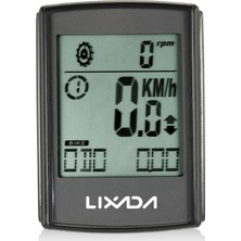 Lixada Çok Fonksiyonlu 2'si 1 Arada Kablosuz LCD Bisiklet Kilometre Sayacı (Yurt Dışından)