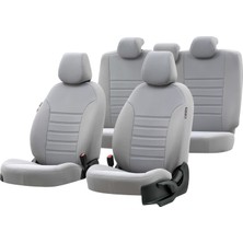 Otom Hyundai Starex 1999-2008 2+1 (3 Kişi) Özel Üretim Koltuk Kılıfı Original Design Açık Gri