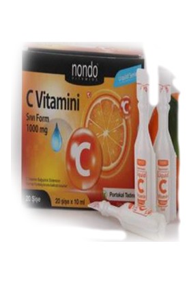 Nondo C Vitamini Sıvı Form 1000 mg x 20