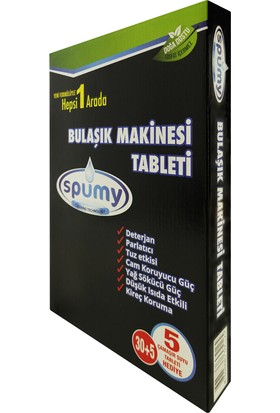 Spumy Bulaşık Makinesi Tableti 35 Tablet