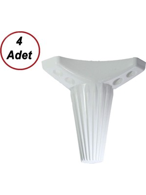 Nobel Wetra Mobilya Sehpa Baza Ayak 13 cm 4'lü
