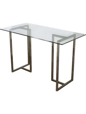 Evka Potrica Yemek Masası - Eskitme Pirinç Ayak