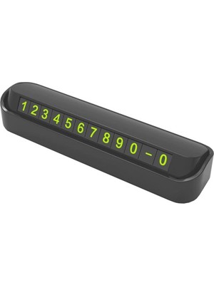 Surax Araç Içi Park Telefon Numarası Fosforlu Numaratör Torpido Üstü