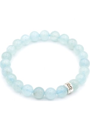 Murty99   Doğal Akuamarin Bileklik  Doğal Taş 003