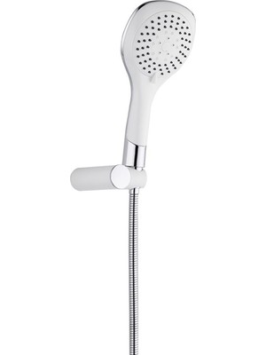 Arçe Tema Askılı Duş Seti Bianco