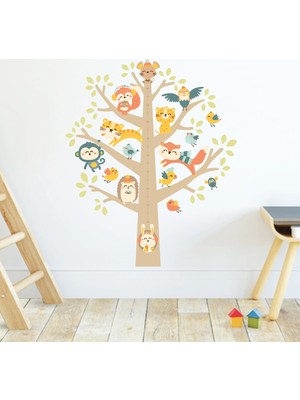 Hayat Ağacı Boy Cetveli Sticker