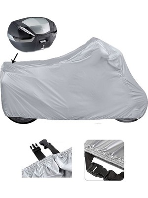 Autozel Mondial 150 Mc Motosiklet Brandası Arka Çanta Uyumlu (Bağlantı Tokalı)