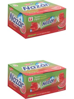 Nazar Karpuz Aromalı Tekli Sakız 150 gr x 2'li