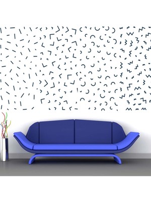 Kt Decoration Geometrik Şekiller 1000 Adet Dev Duvar Dekorasyonu