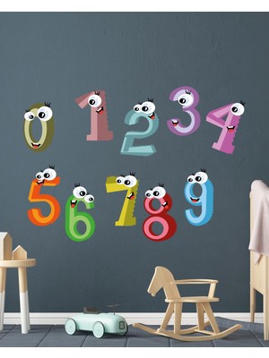 Kt Decoration Eğitici Rakamlar Serisi Duvar Sticker