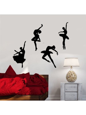 Kt Decoration Narin Balerinler Duvar Sticker Seti