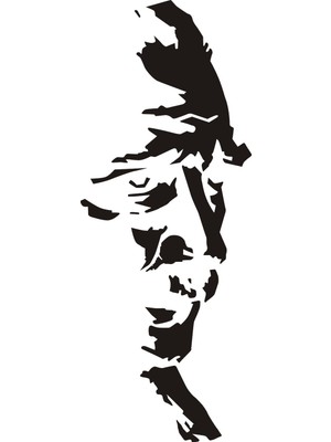 Tellgraf Atatürk Silüetli Araç Sticker