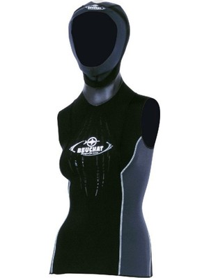 Beuchat Yelek Başlıklı, Focea 2,5 mm Kadın Dalış Elbisesi Xs