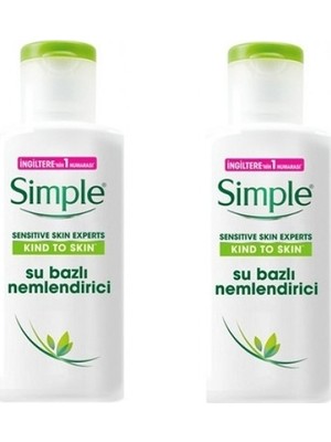 Simple Sensitive Skin Experts Su Bazlı Nemlendirici 125 ml x 2 Adet