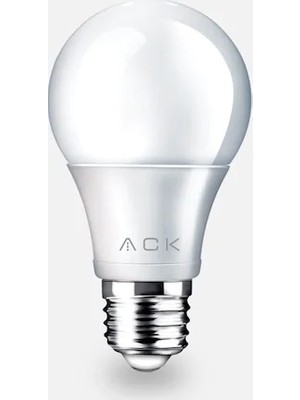 Ack 9W LED Ampül - E27 -4000K - Günışığı