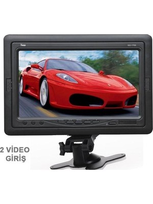 Twogo Monitör 7 Hd Çift Girişli GO-1710