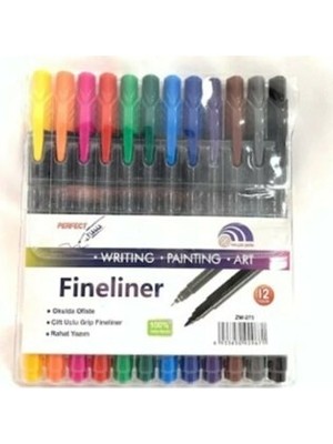 Perfect Fineliner Keçeli Kalem 12'li
