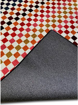 Rugs Modern Mira 2080 Multy Çok Renkli Dama Desen Halı