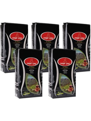 Neşe Çay Köyüm Gold 1 kg Siyah Çay 5 Adet 