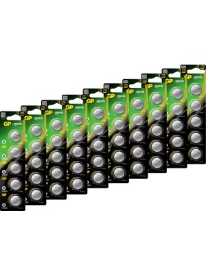 Gp CR2032 Lityum 3V Düğme Pil 5 Blister 10 Kart 50'li