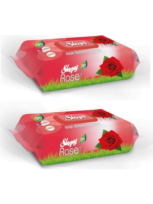Sleepy Gül Kokulu Islak Havlu 90'lı x 2