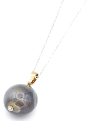 Murty99 Botswana Akik Kolye Ucu 018