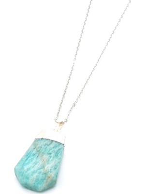 Murty99 Doğal Amazonit Doğal Taş Kolye Ucu 002