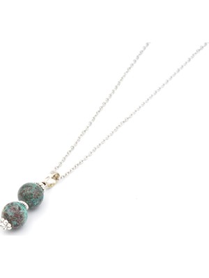 Murty99 Doğal Krizokol Doğal Taş Kolye Ucu 001