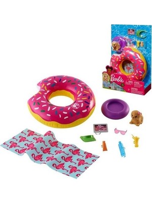 Barbie Mattel Barbie'nin Ev Dış Dekorasyon Deniz Aksesuarları FXG37