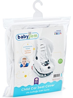 Babyjem Oto Koltuğu Kılıfı Beyaz
