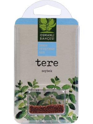 Osmanlı Bahçesi Tere Tohumu Yetiştirme Seti – Hızlı Büyüyen Taze Tere Tohumu Başlangıç Seti