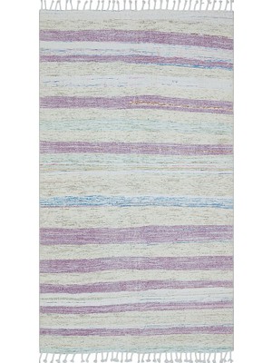 Sempati Halı Gerçek El Dokuma Vintage Eskitme Kilim 147 x 250 cm