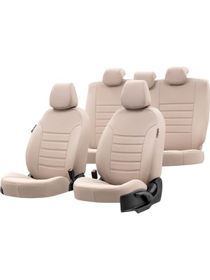 Otom Volkswagen Caddy 2011-2015 Özel Üretim Koltuk Kılıfı Paris Design Bej