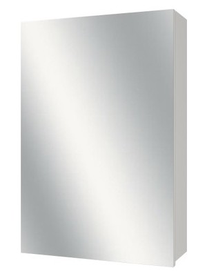 Makbulce Tek Kapaklı Lavobo Üstü Aynalı Banyo Dolabı 15 x 60 x 40 cm