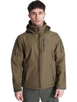 Vogel Tactical Softshell  Haki Yağmur Geçirmez Mont 5.11