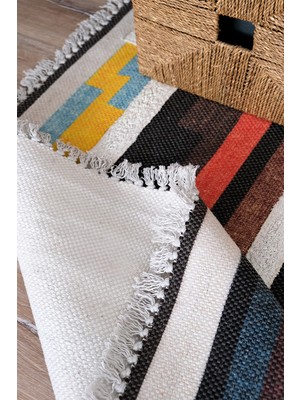 Rugs Modern Rustik Multy 4010 Çok Renkli Kilim