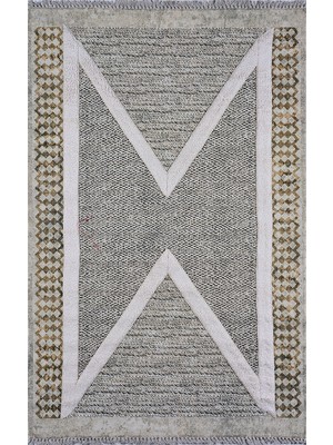 Rugs Modern Rustik Yellow 4009 Bej Haki Iskandinav Stil Kilim