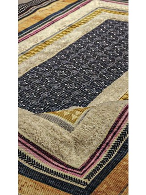 Rugs Modern Rustik Navy 4000 Boho ve Iskandinav Stil Kilim