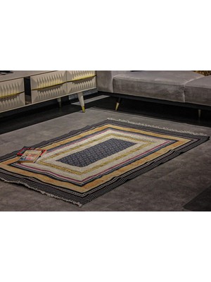 Rugs Modern Rustik Navy 4000 Boho ve Iskandinav Stil Kilim