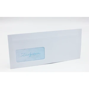Pencereli Diplomat Zarf 10,5 x 24 cm 90 Gram 1.Hamur 500'lü